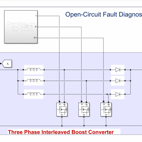 🔧 Robust Open-Circuit Fault Diagnosis for Three-Phase Interleaved Boost Converter | MATLAB | Simulink